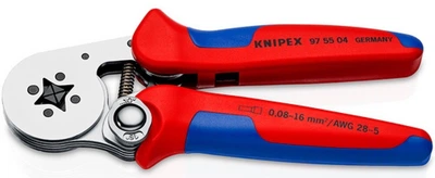 Пресс-клещи Knipex для контактных гильз (97 55 04)