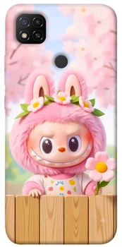 Чохол Labubu flower для Xiaomi Redmi 9C