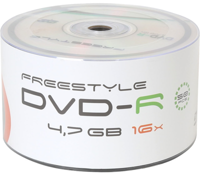 Dyski Omega Freestyle DVD-R 4.7 GB 16X Spindle Pack 50 szt (OMDF50-)