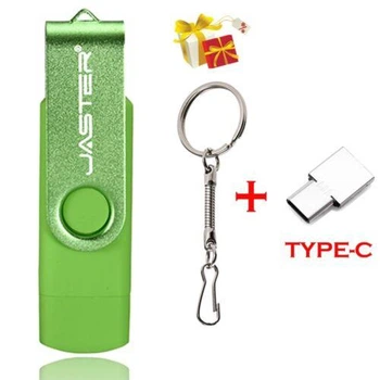 Флешка Jaster 64 Gb 2.0 OTG USB Flash Drive флешнакопичувач. В подарунок перехідник Type C