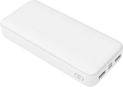 Powerbank Platinet 20000 mAh + ładowarka PD 20W White (PMPB20SETW)