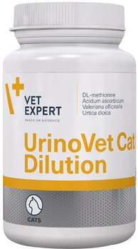 Suplement diety Vet Expert UrinoVet Cat Dilution na kamicę moczową typu struwitowego u kotów 45 kapsułek (5902414201521)