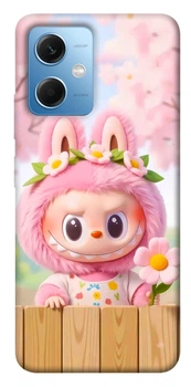 Чохол Labubu flower для Xiaomi Redmi Note 12 5G