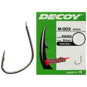 Крючок Decoy M-003 Speed 14, 15 шт/уп,1562.03.53