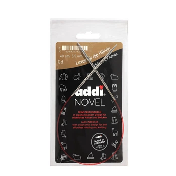 Спицы круговые кубические Addi Novel 3,5 мм х 40 см 717-7/3,5-40