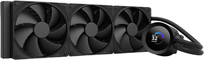 Система жидкостного охлаждения NZXT Kraken Plus V2 360 мм AIO Liquid Cooler Display Radiator Fans Black (RL-KN360-B2)