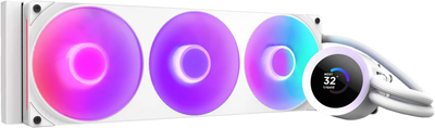 Система жидкостного охлаждения NZXT Kraken Plus RGB V2 360 мм AIO Liquid Cooler White (RL-KR360-W2)