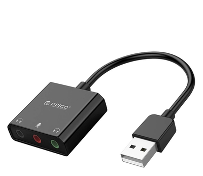 Звуковая карта Orico Karta dzwiekowa USB-A (SKT3-BK-BP) EU