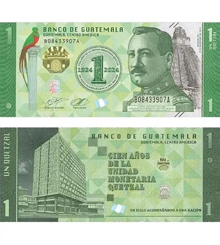 Банкнота Гватемала 1 кетцаль 2024 рік UNC