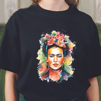 Футболка Frida Kahlo de Rivera PG03756 goodreclama M Чорний