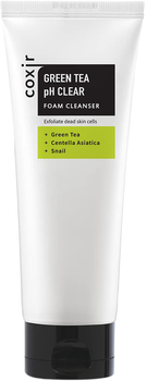 Żel do mycia twarzy Coxir Green Tea pH Clear Oczyszczający 150 ml (8809080826331)