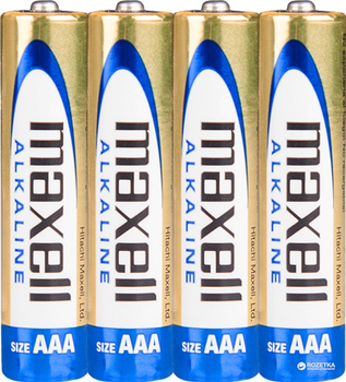 Bateria alkaliczna Maxell Alkaline AAA (LR03) shrink 4 szt (MXBLR03F)