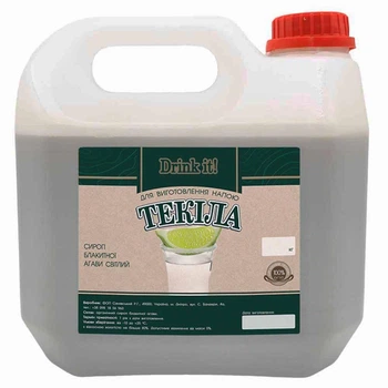 Сироп агавы Drink it Текила (светлый), 4 кг