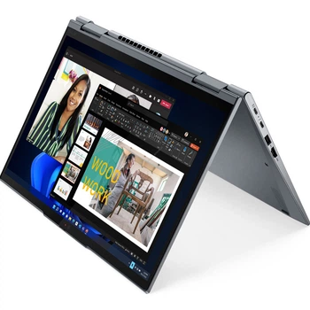 Ноутбук Lenovo ThinkPad X1 Yoga Gen 7 Storm Grey (LAP21CD0031RI), Intel Core i7-1260P до 4,7 ГГц, 14-дюймовый WUXGA Touch, 16 ГБ, SSD 512 ГБ, Intel Iris Xe Graphics, Windows 11 Pro