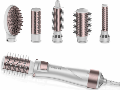 Suszarko-lokówka Cecotec CeramicCare 5in1Pro biało-różowa