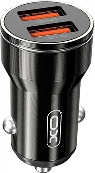 Автомобильное зарядное устройство XO CC48 Black (CC48.black)