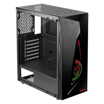 Корпус для ігрового ПК MARVO Tazos 110 CA-119 BK, ATX/MicroATX/Mini-ITX, скло, RGB, USB 3.0