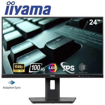Монітор iiyama XUB2491H-B1 безрамковий IPS 1920x1080 Full HD 24"