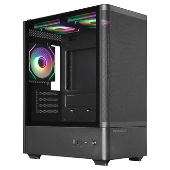 Корпус Prologix Lumi GM-01MAB Mesh Black