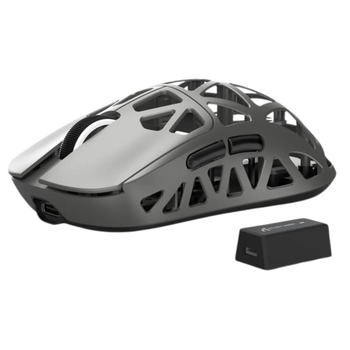 Геймерская беспроводная мышь из магния Attack Shark R2 Grey, PixArt PAW3950, 8K, 42000DPI