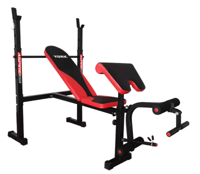 Скамья York Fitness ASPIRE 320 для жима с партой Скотта со стойкой для штанги универсальная