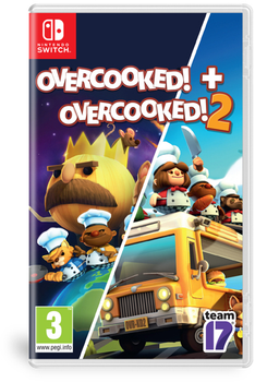 Gra Nintendo Switch Overcooked + Overcooked 2 Double Pack (Kartridż) (5056208806062)