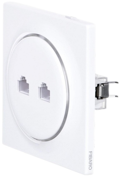 Gniazdko FIBARO Walli N Ethernet Outlet FGWEEU-021 White (5902701701383)