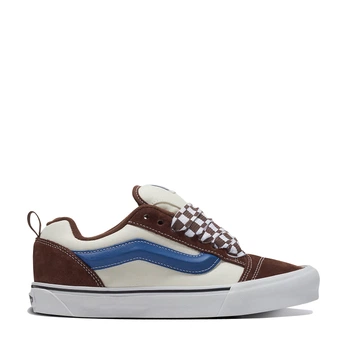 Чоловічі кеди Vans Knu Skool Mega Check Potting Soil 39 Коричневий VN0009QCDMV