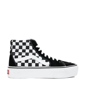 Чоловічі кеді Vans Sk8-HI Platform Checkerboard/White 39 Чорний VN0A3TKNQXH1