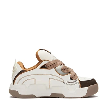 Жіночі кеди Champion TronSkate V1 Milk White/Chocolate Brown 43 Білий U3AFCTM07S1