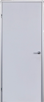 Двери межкомнатные скрытого монтажа New Modelli Element ALUM AXOR silver 800х2000х45 без четверти наружного открывания левые под покраску (231006)