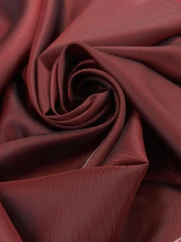 Ткань подкладочная жаккардовая бордовая 95г/м2 150см 1пог.м.