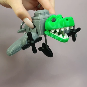 Фигурка подвижная Bombardiro Crocodilo Крокодило Бомбардиро