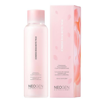 Увлажняющая эссенция с гидролатом дамасской розы Neogen Dermalogy Hyal Glow Rose Essence, 160 мл