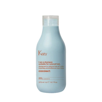 Шампунь для окрашенных волос с водой кокоса Kezy Coconut Shampoo 375 мл