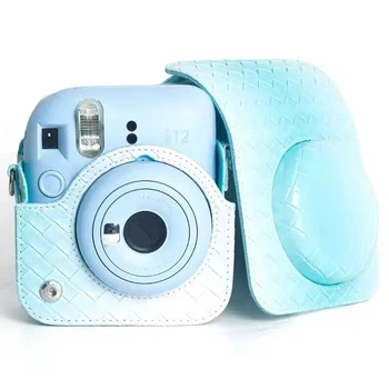 Чехол FujiFilm INSTAX mini 12 / 11 / 9 голубой для фотоаппарата Pastel Blue Gradient