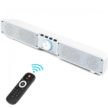 Саундбар бездротовий SOUNDBAR Q10 з пультом ДК, акустична система для телевізора, ПК, смартфона White