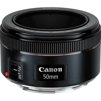 Стандартний об'єктив Canon EF 50mm f/1.8 STM Black (0570C005)