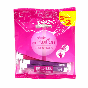 Одноразові бритви для гоління жіночі Wilkinson Sword Extra My Intuition Essentials 2 леза 5+2 шт