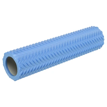Роллер массажный цилиндр (ролик мфр) 45см Grid Line Roller SP-Sport FI-9387 голубой