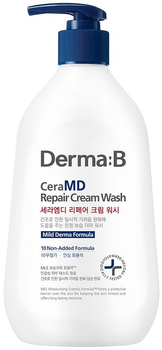 Кремовий гель для душу Derma-B CeraMD відновлювальний 400 мл (8809723786459)