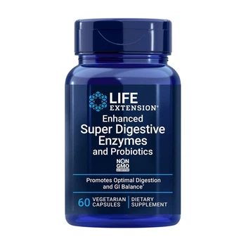Натуральна добавка Life Extension Super Digestive Enzymes and Probiotics, 60 вегакапсул для підтримки травної системи