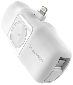 Powerbank Wozinsky WF16-YLS 5000mAh 15W Lightning White (WF16-YLS_WHI)