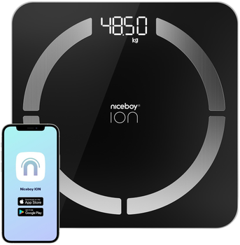Ваги підлогові Niceboy ION SmartScale Чорні