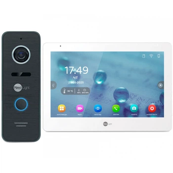 Комплект IP Remote видеодомофона NeoLight MEZZO Hybrid HD KIT Black с удаленным управлением со смартфона