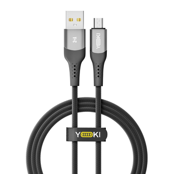 USB YOKI SOLID YK-SO15 Micro 3A 1.2m Черный