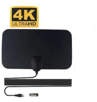 ТВ-антенна для Т2 с усилением DVB-T2 HDTV TV Antenna Mini HDTV 1080p