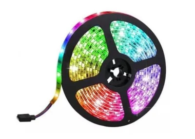 Світлодіодна стрічка 15м OK Led RGB 5050 з пультом та блютуз