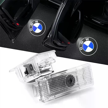 Штатная LED подсветка дверей БМВ с логотипом BMW, проекция дверей бмв X3 X5 E60 E90 F10 F30 F15 F25 F22 G30