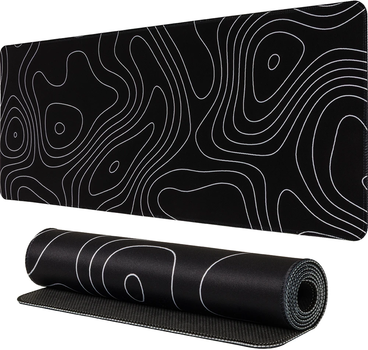 Ігрова поверхня U&P Topography 800 x 300 x 3 мм Speed/Control Black (CX-GTT10-BK)